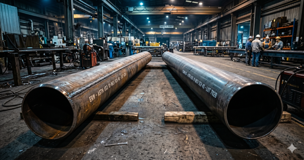 ERW vs Seamless Steel Pipes comparison – Mittal Traders